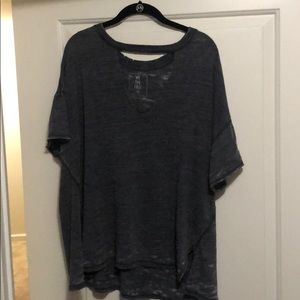 Free people cutout tee
